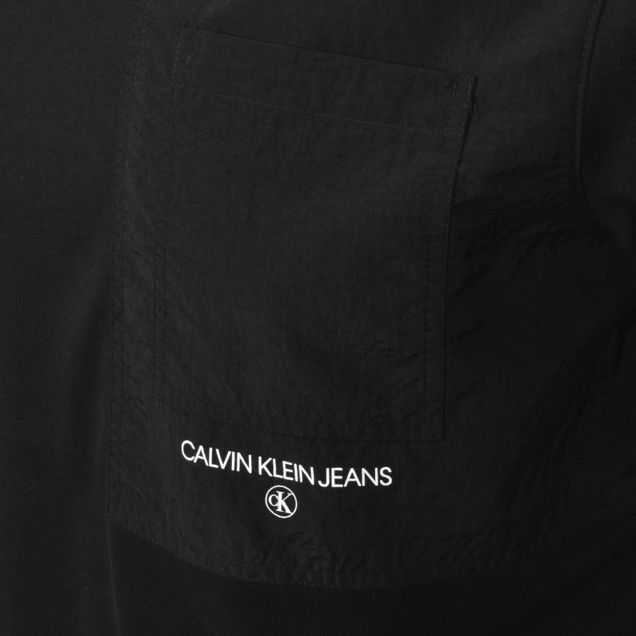 Alternative Image for ProductCalvin Klein Jeans Utility Pocket T Shirt Black3